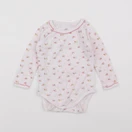 Petit Bateau - body rose - 12 mois