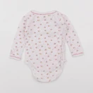 Petit Bateau - body rose - 12 mois