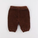 Vertbaudet - pantalon marron - 1 mois