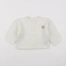 Vertbaudet - pull beige - 18 mois