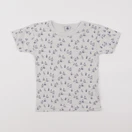 Petit Bateau - maillot de corps blanc, bleu - 8 ans