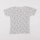 Petit Bateau - maillot de corps blanc, bleu - 8 ans