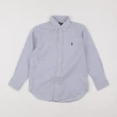 Ralph Lauren - chemise bleu, blanc - 7 ans