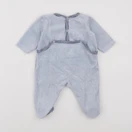 Petit Bateau - pyjama velours bleu - 3 mois
