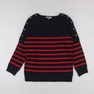 Envie de fraise - pull grossesse bleu, rouge - s