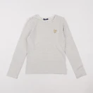 Okaidi - tee-shirt blanc, or - 8 ans