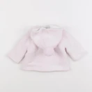 Jacadi - veste doublé rose - 1 mois