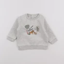 Tape à l'oeil - sweat gris - 6 mois
