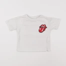 Zara - tee-shirt imprimé au dos blanc, rouge - 2 ans