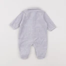 Vertbaudet - pyjama velours violet - 1 mois
