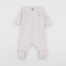 Petit Bateau - pyjama velours rose - 3 mois