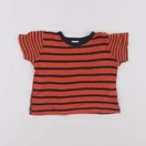 Petit Bateau - tee-shirt rouge - 6 mois