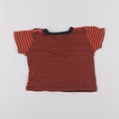 Petit Bateau - tee-shirt rouge - 6 mois