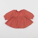 Petit Bateau - robe rouge - 3 mois