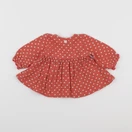 Petit Bateau - robe rouge - 3 mois