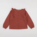 Vertbaudet - blouse orange - 8 ans