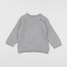 H&M - pull gris - 12/18 mois