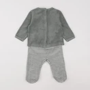 Vertbaudet - pyjama velours vert - 9 mois