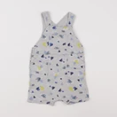 Petit Bateau - salopette gris - 12 mois