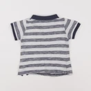 Tape à l'oeil - polo blanc, bleu - 12 mois