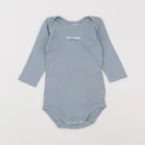 Petit Bateau - body bleu - 6 mois