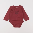 Vertbaudet - body rouge - 9 mois