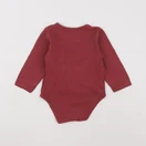 Vertbaudet - body rouge - 9 mois