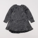 Zara - robe gris, argent - 2/3 ans