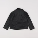 Zara - veste simili cuir noir - 2/3 ans