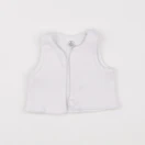 Petit Bateau - gilet blanc - 0 mois
