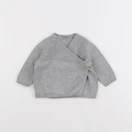 Vertbaudet - gilet gris - 1 mois