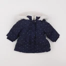 Cadet Rousselle - manteau bleu - 6 mois