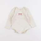 Vertbaudet - body beige - 12 mois