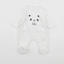 La Redoute - pyjama velours blanc - 1 mois