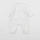 La Redoute - pyjama velours blanc - 1 mois