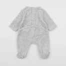 La Redoute - pyjama velours gris - 1 mois