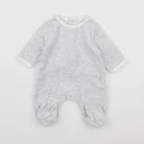 La Redoute - pyjama velours gris - 1 mois