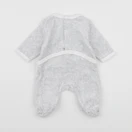 La Redoute - pyjama velours gris - 1 mois