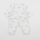 La Redoute - pyjama velours blanc - 1 mois