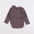 H&M - body à col violet - 6 mois