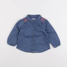 Vertbaudet - blouse bleu - 12 mois