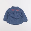 Vertbaudet - blouse bleu - 12 mois