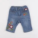 H&M - jean doublé bleu - 3 mois
