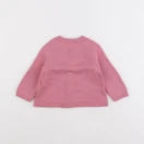 Petit Bateau - gilet rose - 6 mois