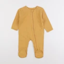 Vertbaudet - pyjama coton jaune - 6 mois