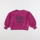 Vertbaudet - sweat rose - 6 ans
