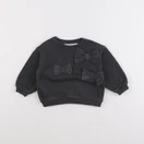 Zara - sweat gris - 9/12 mois