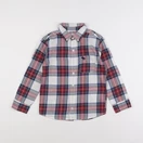 Abercrombie - chemise rouge, blanc - 5/6 ans