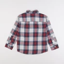 Abercrombie - chemise rouge, blanc - 5/6 ans