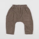 Vertbaudet - sarouel marron - 6 mois